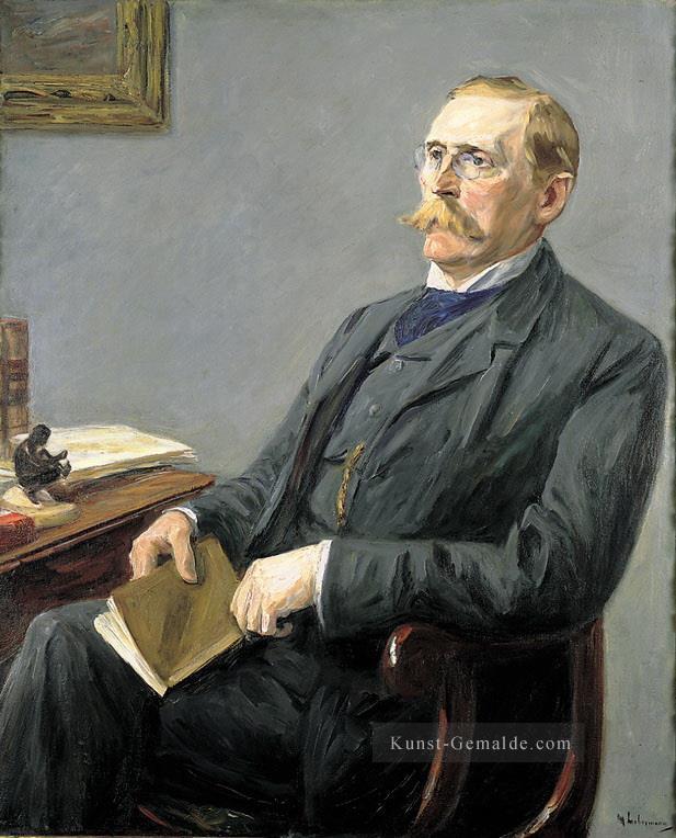 Porträt von wilhelm bode 1904 Max Liebermann deutscher Impressionismus Ölgemälde